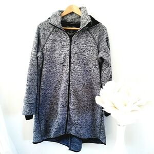 Calvin Klein Gray Hooded Performance Jacket Size Medium